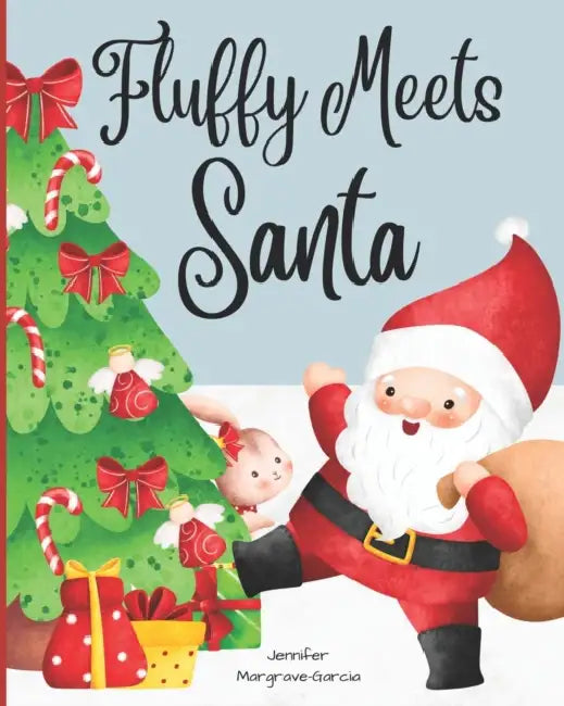 Fluffy Meets Santa