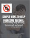 Simple ways to help overcome alcohol: How to easily stop drinking become safe and sound by Peace Michael