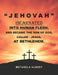 " J E H O V A H " Incarnated Into Human Flesh, and Became the Son of God, Called - Jesus, at Bethlehem. by Metusela Albert