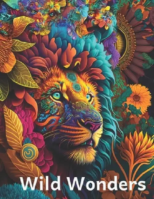 Wild Wonders: Explore the Majestic Beauty of Fierce Beasts Through coloring pages Illustrations by Kam Activity