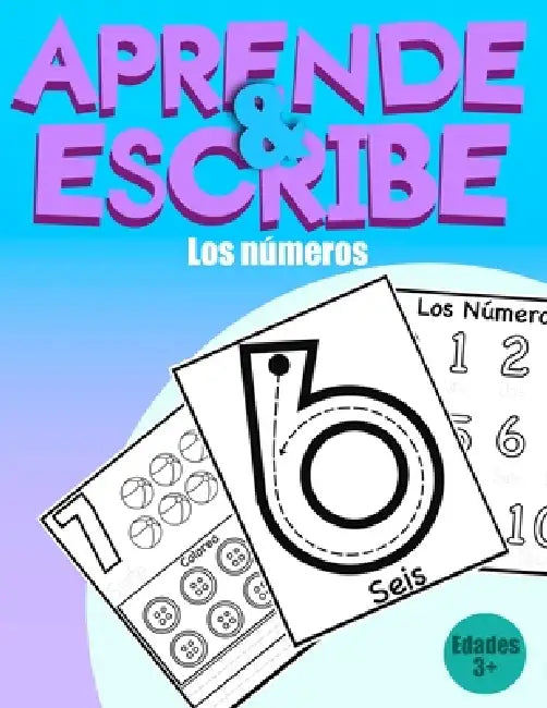 Aprende y escribe libro educativo Los Números by Jelyka J. Pérez