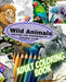 Wild Animals: Adult Coloring Book by Ayad Zerarki