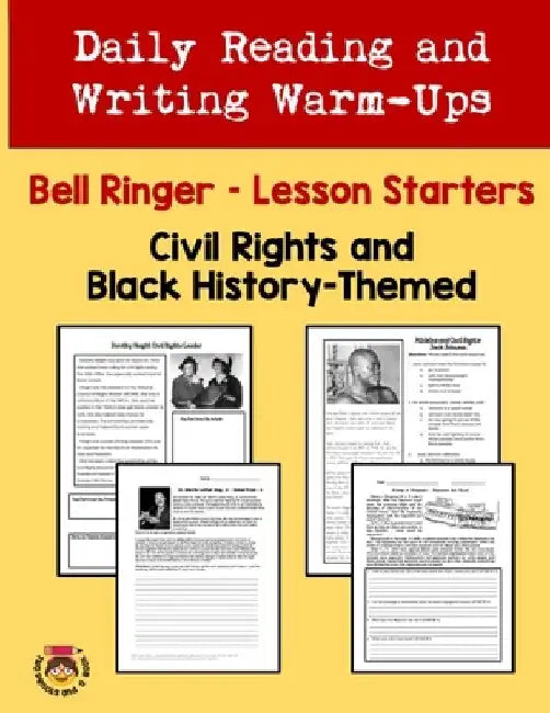 Daily Reading and Writing Warm-Ups Civil Rights and Black History Themed by Theresa Chapi