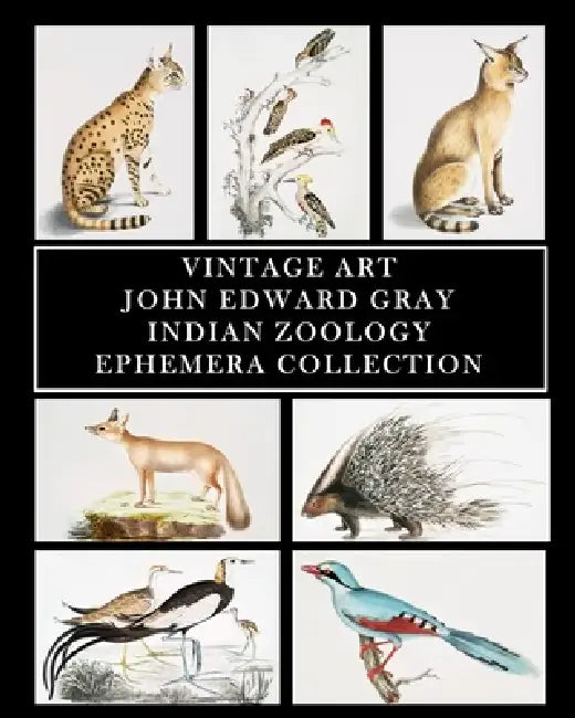 Vintage Art: John Edward Gray: Indian Zoology Ephemera Collection: 65 Images for Framing, Collages, Scrapbooks and Decoupage by Vintage Revisited Press