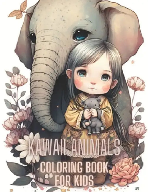 "Adorable Animals: A Kawaii Coloring Book for Kids" by Adamgh 19