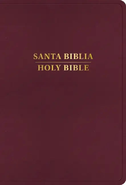 Rvr 1960/KJV Biblia Bilingüe Letra Grande, Borgoña Imitación Piel (2024 Ed.) by B&h Español Editorial