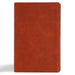 CSB Large Print Personal Size Reference Bible, Digital Study Edition, Burnt Sienna Leathertouch by Csb Bibles by Holman
