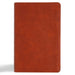 CSB Large Print Personal Size Reference Bible, Digital Study Edition, Burnt Sienna Leathertouch, Indexed by Csb Bibles by Holman