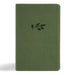 CSB Large Print Personal Size Reference Bible, Digital Study Edition, Olive Leathertouch, Indexed by Csb Bibles by Holman