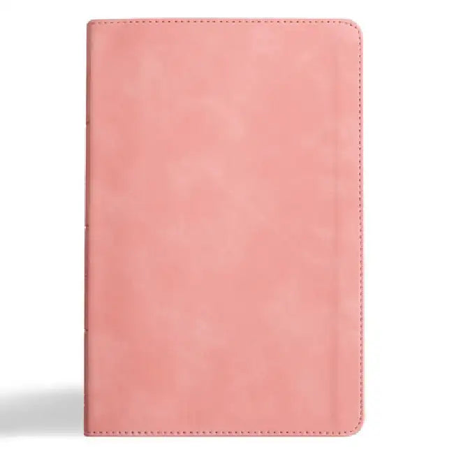 CSB Thinline Bible, Blush Suedesoft Leathertouch by Csb Bibles by Holman