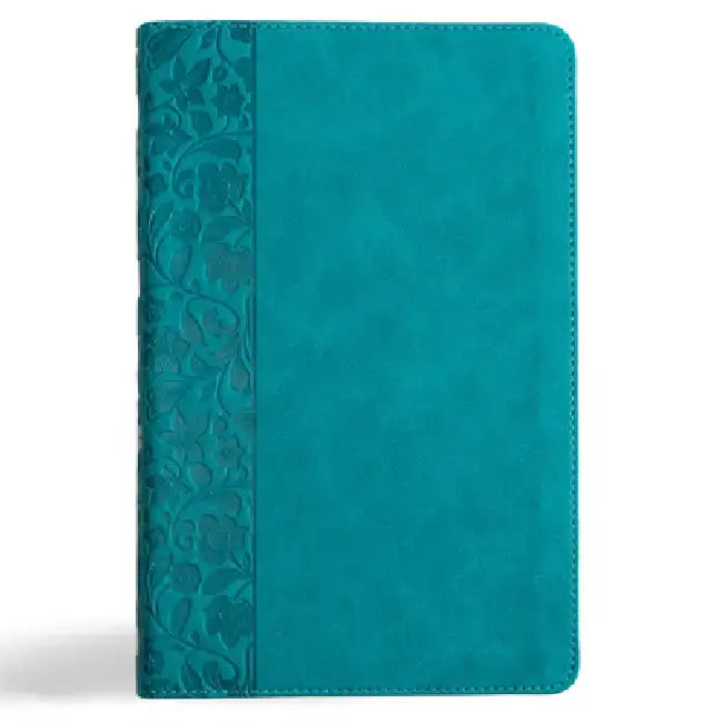 CSB Thinline Bible, Teal Leathertouch by Csb Bibles by Holman