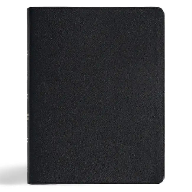 CSB Men of Character Bible, Revised and Updated, Black Genuine Leather, Indexed by Csb Bibles by Holman