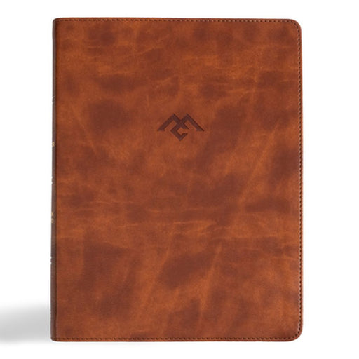 CSB Men of Character Bible, Revised and Updated, Brown Leathertouch by Csb Bibles by Holman