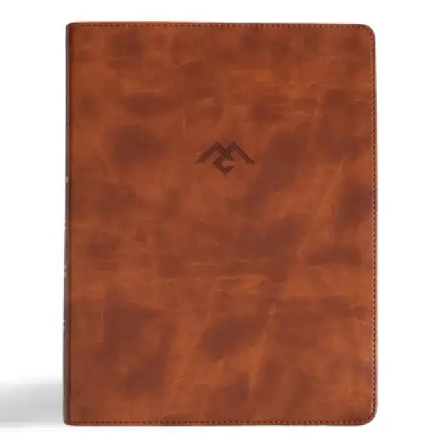 CSB Men of Character Bible, Revised and Updated, Brown Leathertouch by Csb Bibles by Holman