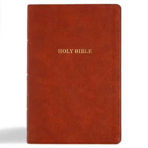 KJV Giant Print Reference Bible, Burnt Sienna Leathertouch by Holman Bible Publishers