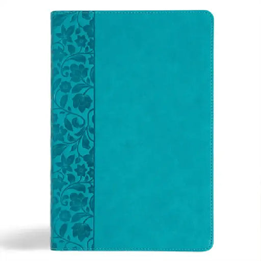 KJV Giant Print Reference Bible, Teal Leathertouch by Holman Bible Publishers