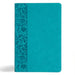 KJV Giant Print Reference Bible, Teal Leathertouch by Holman Bible Publishers