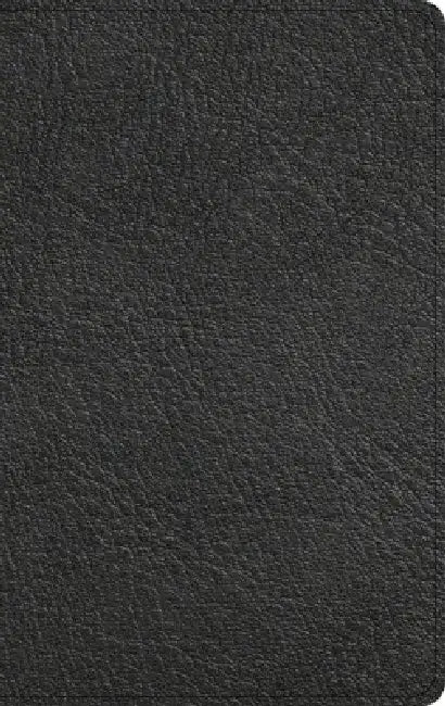 NASB Single-Column Personal Size Bible, Holman Handcrafted Edition, Black Premium Goatskin by Holman Bible Publishers