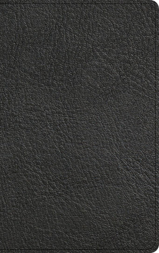 NASB Single-Column Personal Size Bible, Holman Handcrafted Edition, Black Premium Goatskin by Holman Bible Publishers