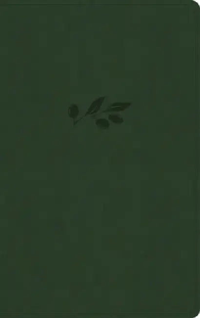 NASB Single-Column Personal Size Bible, Olive Leathertouch by Holman Bible Publishers