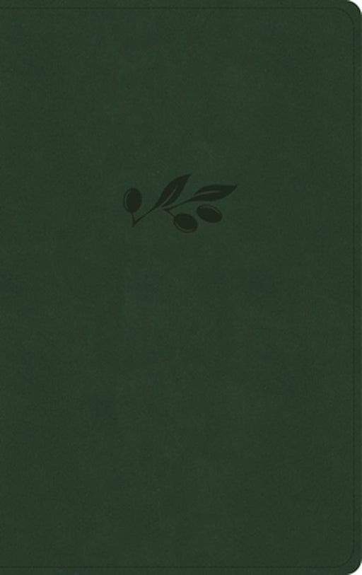 NASB Single-Column Personal Size Bible, Olive Leathertouch by Holman Bible Publishers
