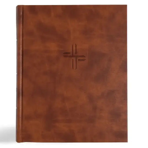 CSB Notetaking Bible, Expanded Reference Edition, Brown Leathertouch Over Board by Csb Bibles by Holman