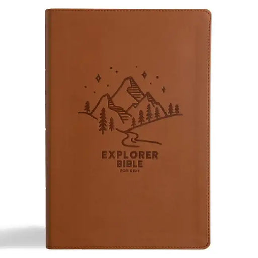 KJV Explorer Bible for Kids, Brown Leathertouch, Indexed: Placing God's Word in the Middle of God's World by Holman Bible Publishers