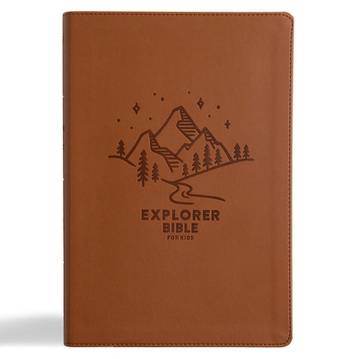 KJV Explorer Bible for Kids, Brown Leathertouch, Indexed: Placing God's Word in the Middle of God's World by Holman Bible Publishers