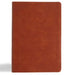CSB Giant Print Single-Column Bible, Burnt Sienna Leathertouch by Csb Bibles by Holman