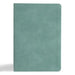 CSB Giant Print Single-Column Bible, Earthen Teal Suedesoft Leathertouch by Csb Bibles by Holman