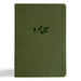 CSB Giant Print Single-Column Bible, Olive Leathertouch by Csb Bibles by Holman