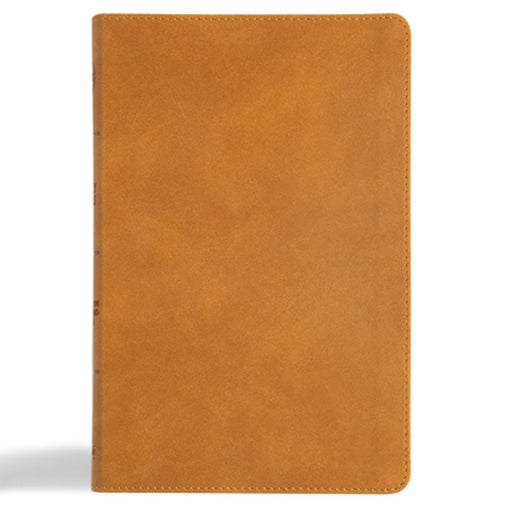 CSB Thinline Bible, Digital Study Edition, Camel Suedesoft Leathertouch by Csb Bibles by Holman