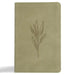 CSB Thinline Bible, Digital Study Edition, Sage Suedesoft Leathertouch by Csb Bibles by Holman