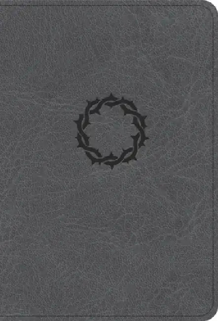 NASB Large Print Compact Reference Bible, Charcoal Leathertouch by Holman Bible Publishers