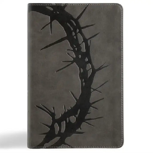 NASB Large Print Personal Size Reference Bible, Charcoal Leathertouch by Holman Bible Publishers