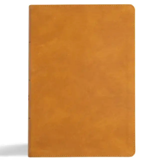 CSB Super Giant Print Reference Bible, Digital Study Edition, Camel Suedesoft Leathertouch by Csb Bibles by Holman