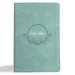 KJV Large Print Personal Size Reference Bible, Earthen Teal Suedesoft Leathertouch, Indexed by Holman Bible Publishers