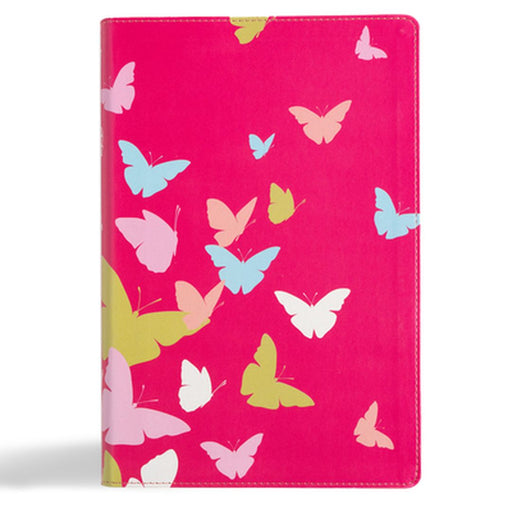 KJV One Big Story Bible, Pink Leathertouch: Connecting Christ Throughout God's Story by Holman Bible Publishers