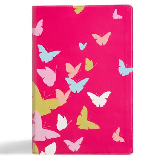 KJV One Big Story Bible, Pink Leathertouch: Connecting Christ Throughout God's Story by Holman Bible Publishers