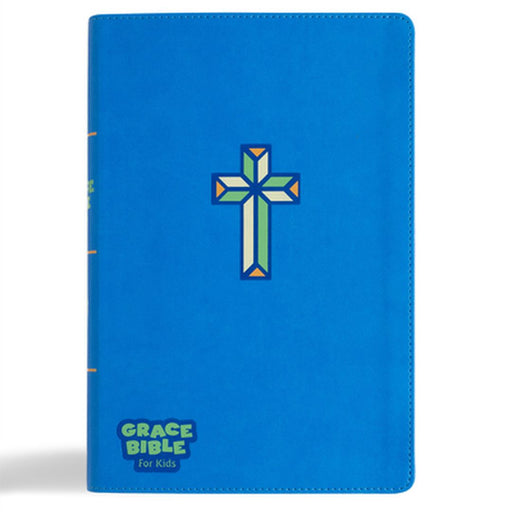 CSB Grace Bible for Kids, Blue Leathertouch by 2k/Denmark