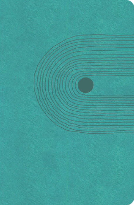 CSB Compact Bible, Value Edition, Teal Leathertouch by Csb Bibles by Holman