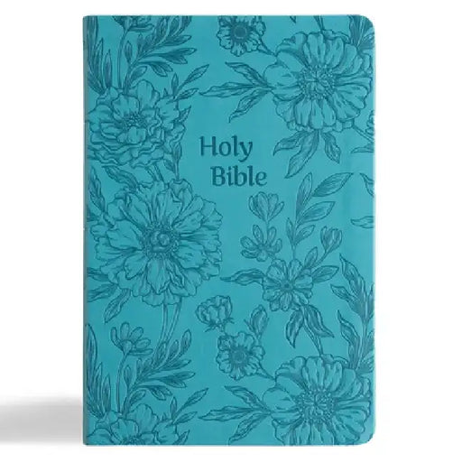 NASB Large Print Thinline Bible, Value Edition, Teal Leathertouch by Holman Bible Publishers