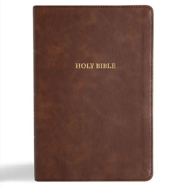 CSB Grace Bible, Brown Leathertouch (Dyslexia Friendly) by 2k/Denmark