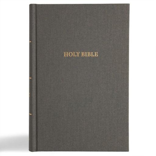 CSB Grace Bible, Charcoal Cloth Over Board (Dyslexia Friendly) by 2k/Denmark