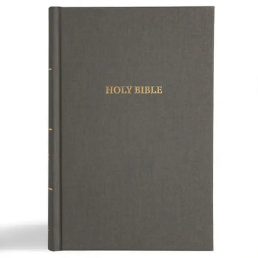 CSB Grace Bible, Charcoal Cloth Over Board (Dyslexia Friendly) by 2k/Denmark