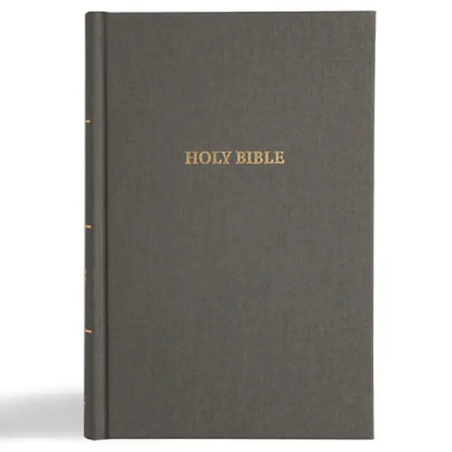 CSB Grace Bible, Charcoal Cloth Over Board (Dyslexia Friendly) by 2k/Denmark