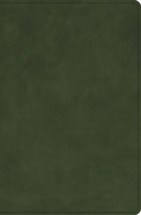 KJV Giant Print Bible, Holman Handcrafted Collection, Marbled Olive Premium Calfskin by Holman Bible Publishers