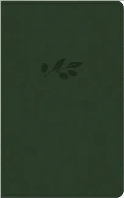 CSB Single-Column Personal Size Reference Bible, Olive Leathertouch by Csb Bibles by Holman