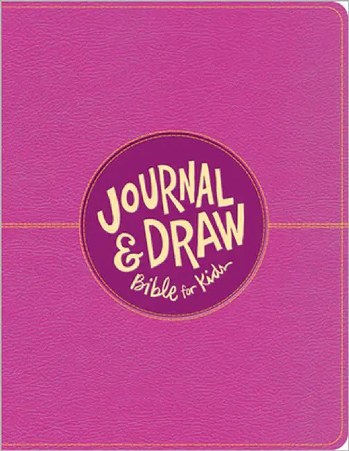 CSB Journal and Draw Bible for Kids, Pink Leathertouch by Csb Bibles by Holman