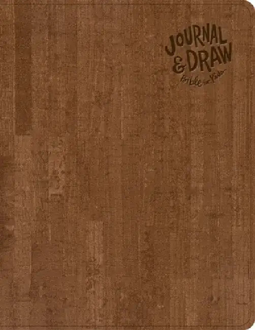 CSB Journal and Draw Bible for Kids, Brown Cork Leathertouch by Csb Bibles by Holman